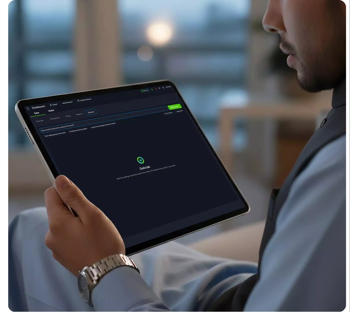 AI powered reporting and dashboard